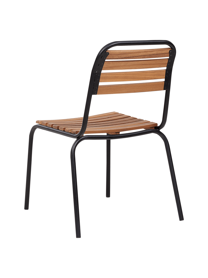 Beliani 7-tlg Gartentisch Set VALLESE in Heller Holzfarbton günstig kaufen onesize