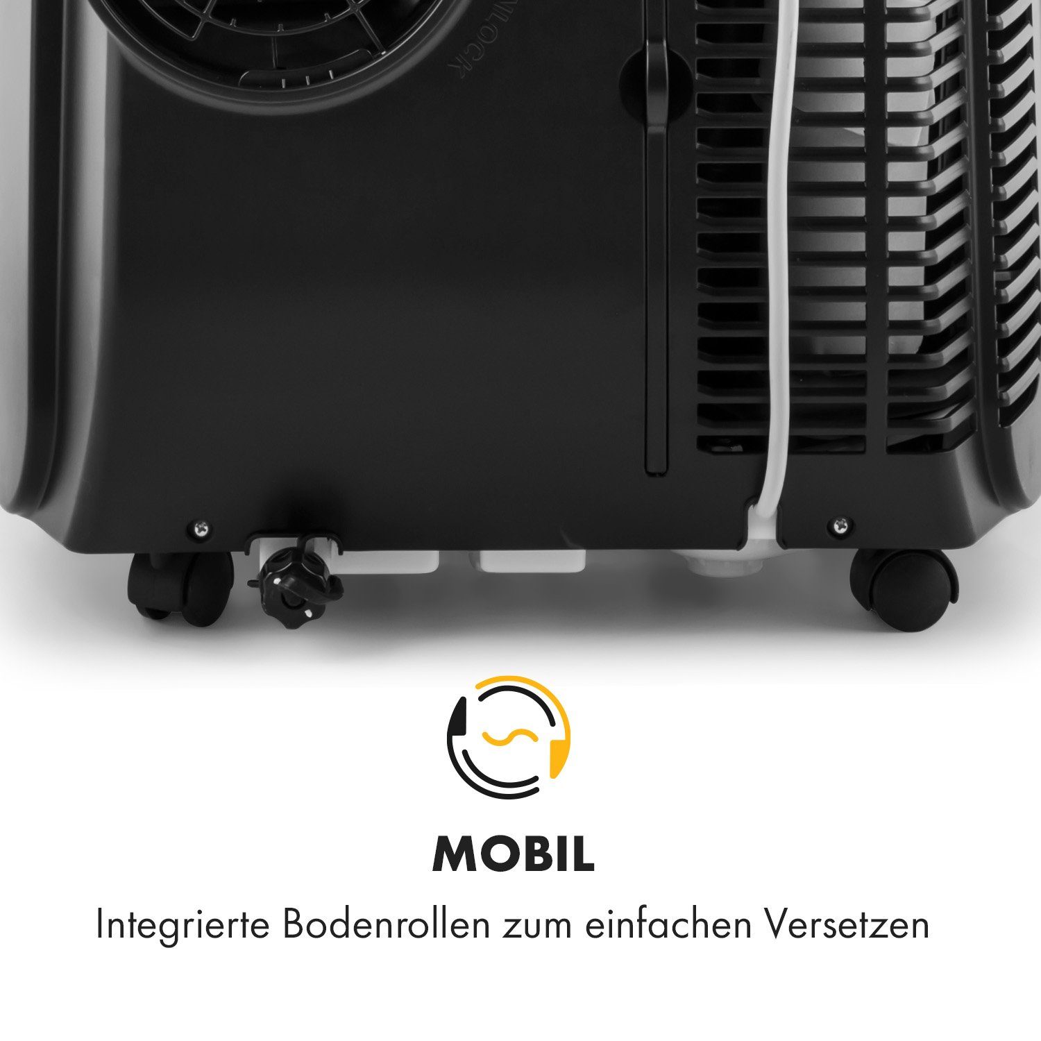 Klarstein Klimagerät Metrobreeze 9 Paris, Klimagerät mobil Air Conditioner Kühlgerät Luftkühler