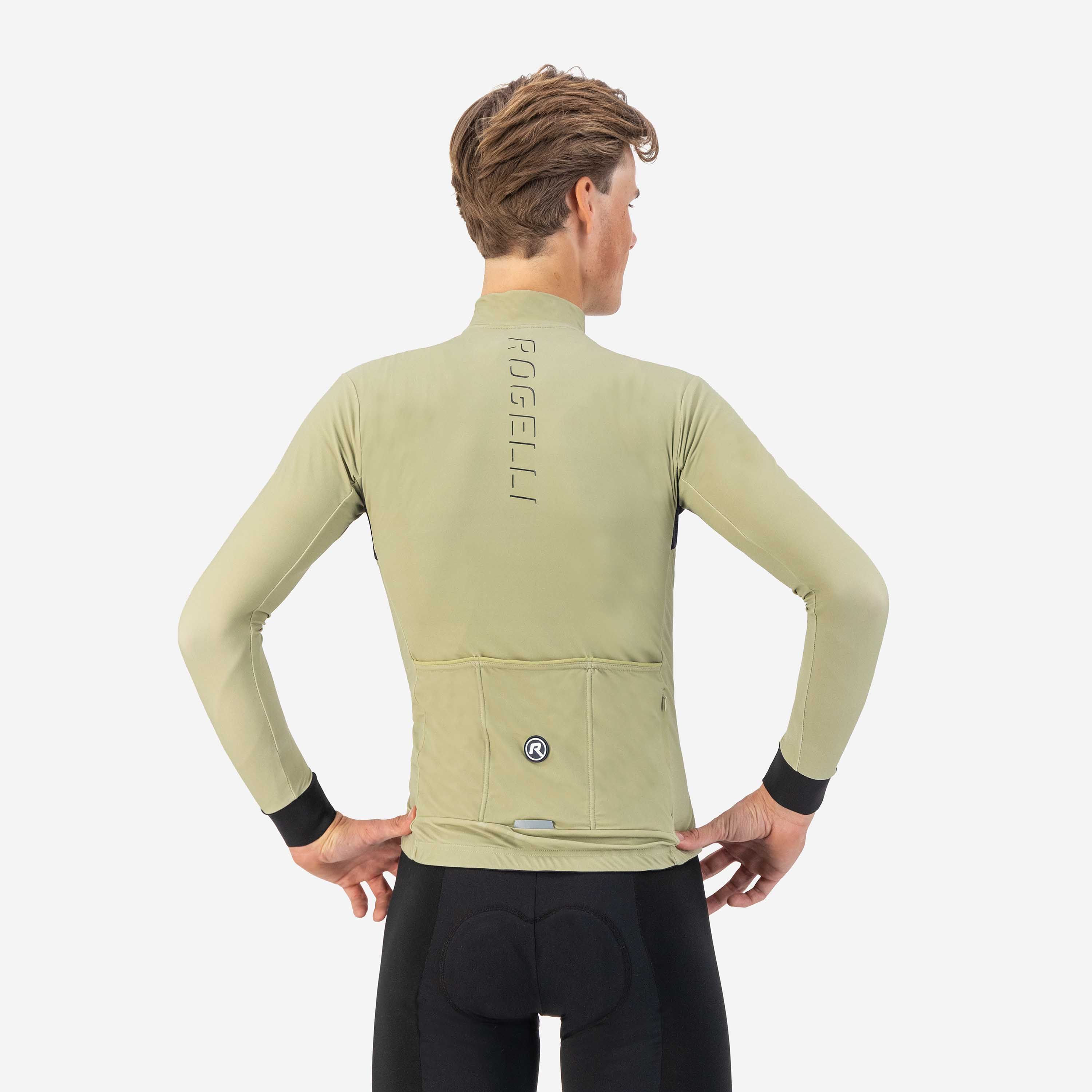 Rogelli Distance Sand Herren Radtrikot Langarm