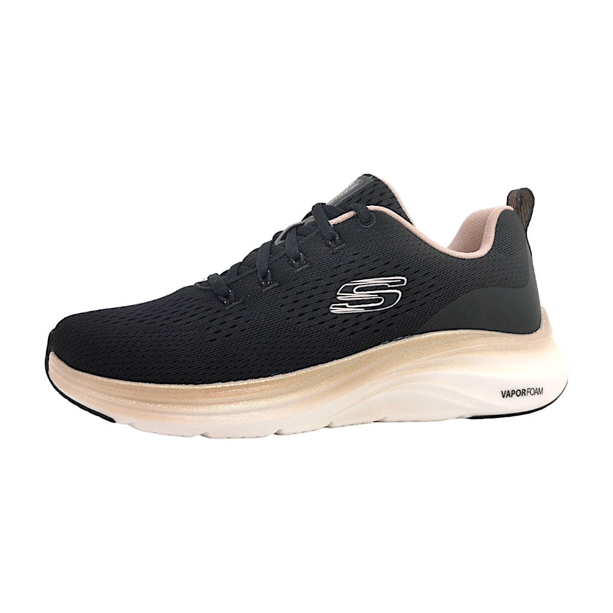 Skechers Vapor Foam Midnight Glimm 150025 Schwarz BKRG black/ rosegold
