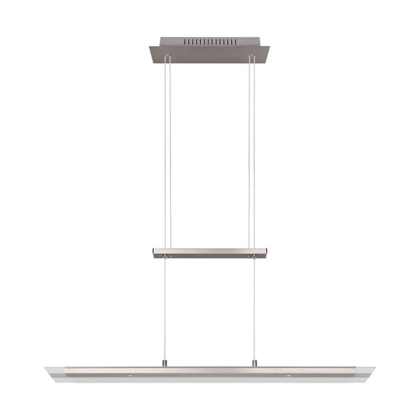 LED-Pendelleuchte Milos, nickel-matt