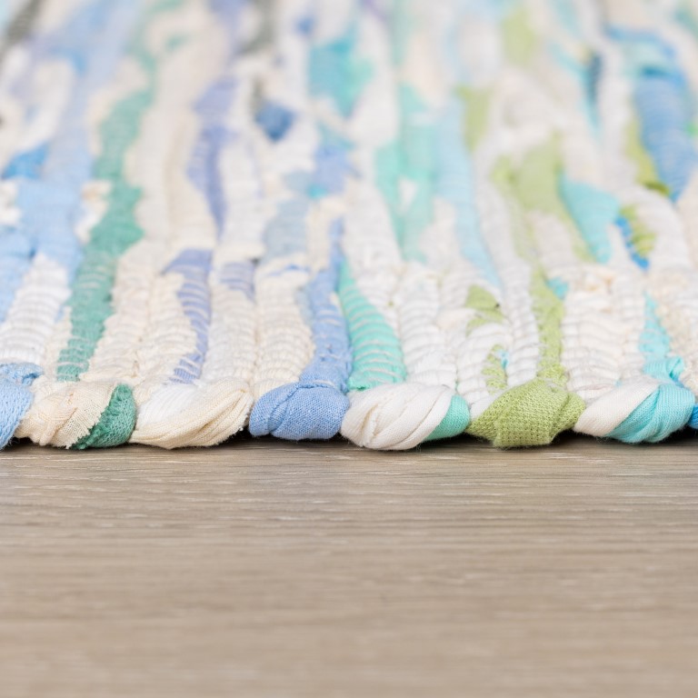 MyFlair Teppich Saroya 230cm x 160cm, Farbe Blau Mix, rechteck