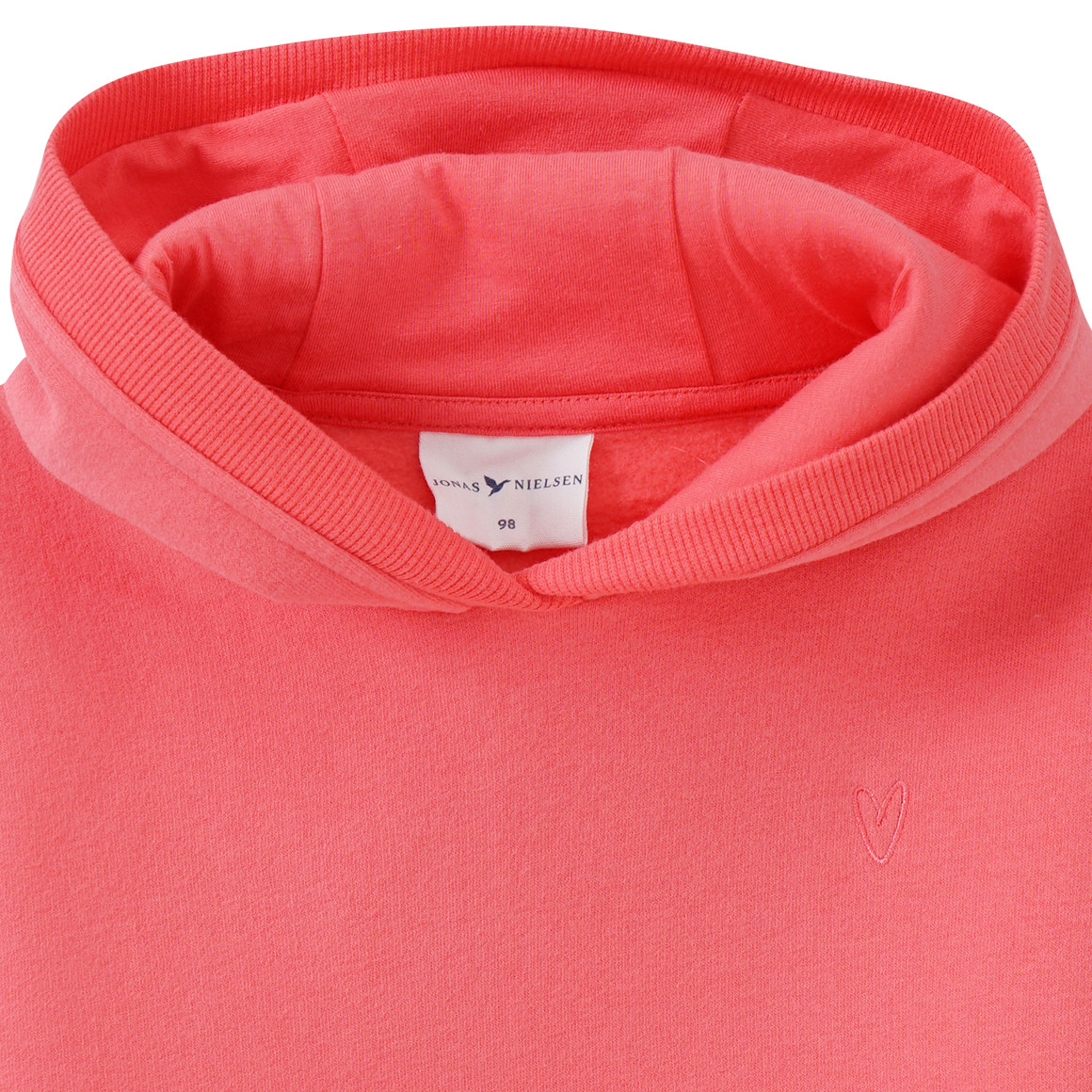 Mädchen Hoodie mit Herz-Stickerei