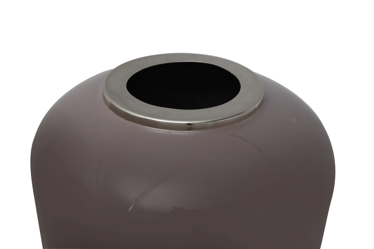 Kayoom Bodenvase Art Deco 215 Grau / Silber