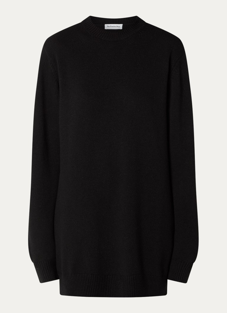 Frankie Shop Maxime mini džemper haljina finog pletenja od mješavine kašmira i vune