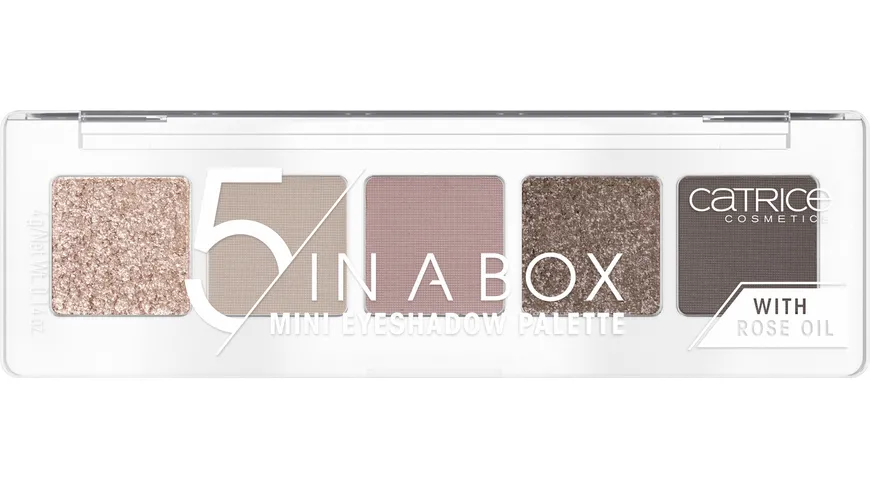 Catrice 5 In A Box Mini Eyeshadow Palette 4 g 20 - Soft Rose Look