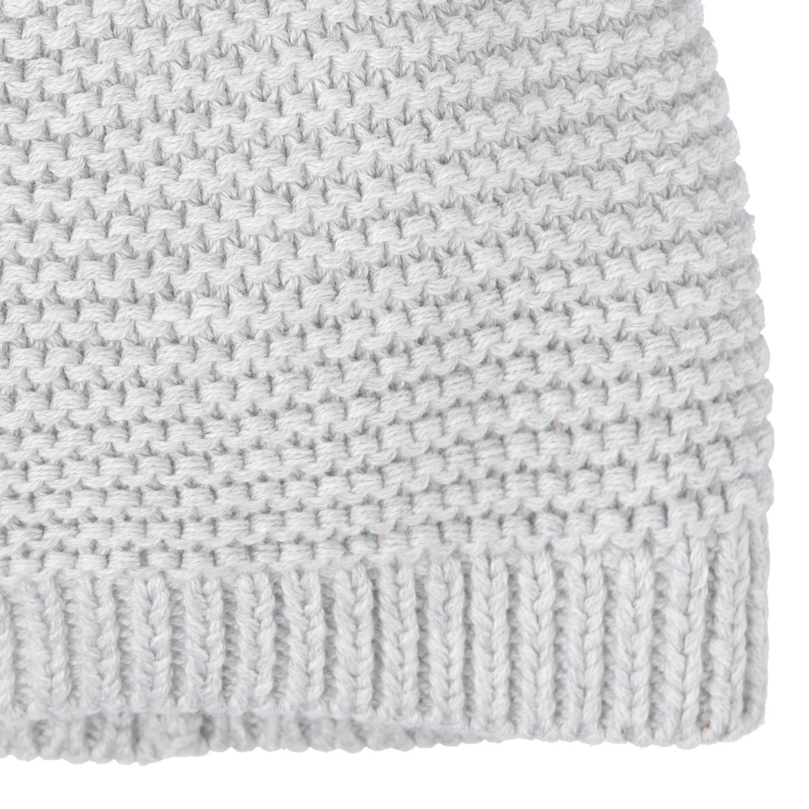Baby Strickmütze mit Bommeln