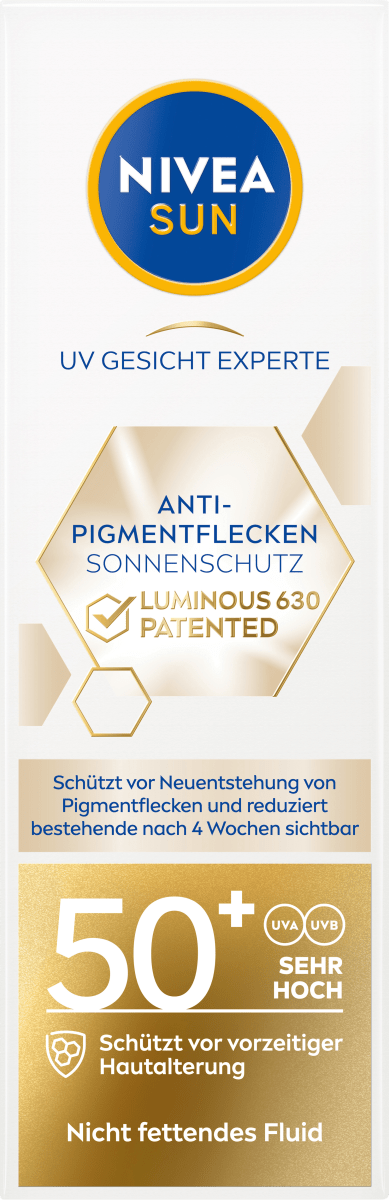 Sonnenfluid Gesicht Anti Pigmentflecken LSF 50+, 40 ml