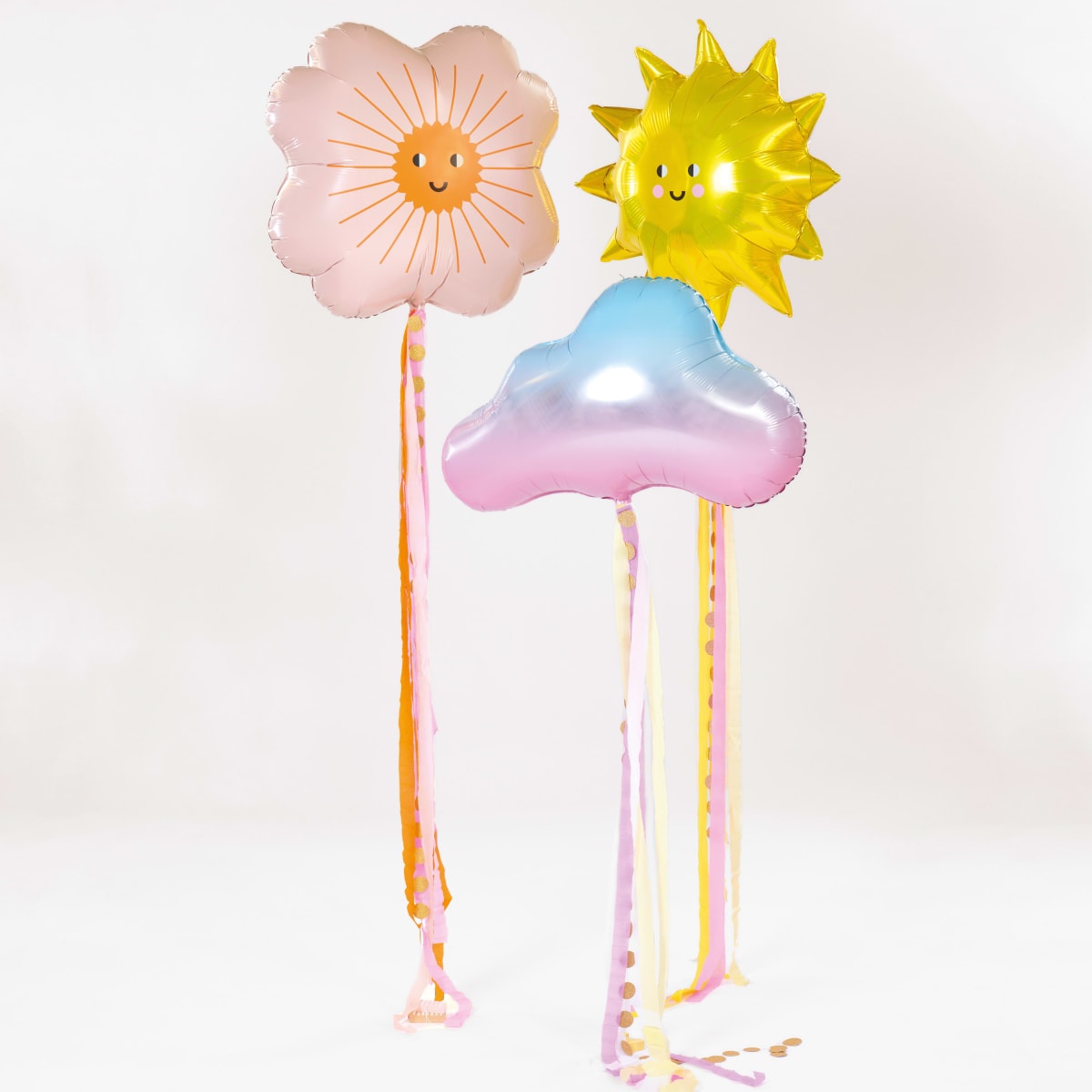 Folienballon, Blume, rosa, 1 St