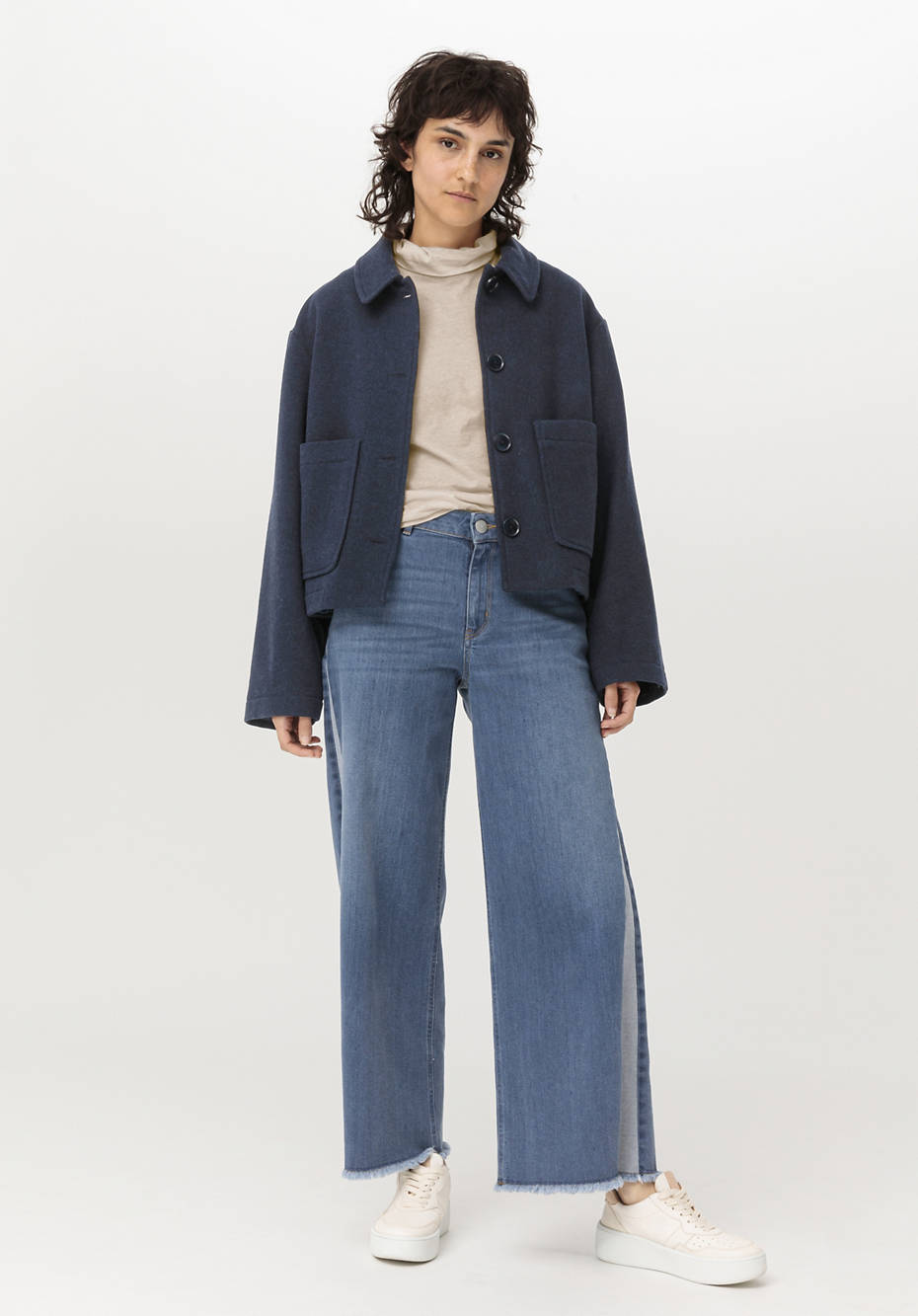 Jeans ALVA Mid Rise Wide Leg aus Bio-Denim
