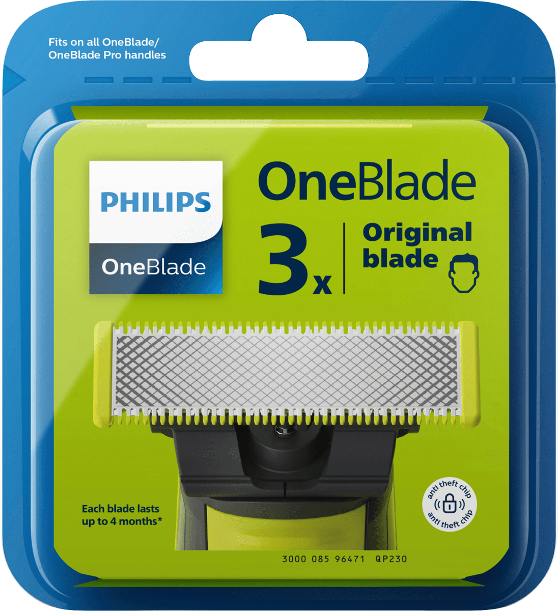 Rasierklingen OneBlade QP230/50, 3 St