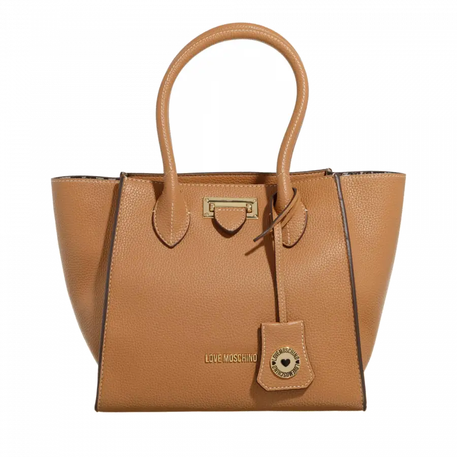 Love Moschino - Love Moschino Handle Bags Kunstleder Brown - braun