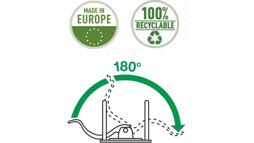 LEITZ Qualitäts-Ordner Recycle A4 breit blau blau