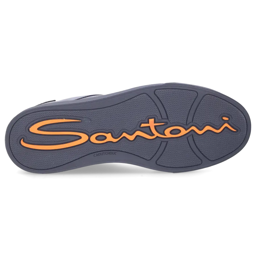 Santoni - Sneaker low 21554 Kalbsleder - blau