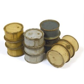 Vallejo Scenics - German Fuel Drums #1 (4)