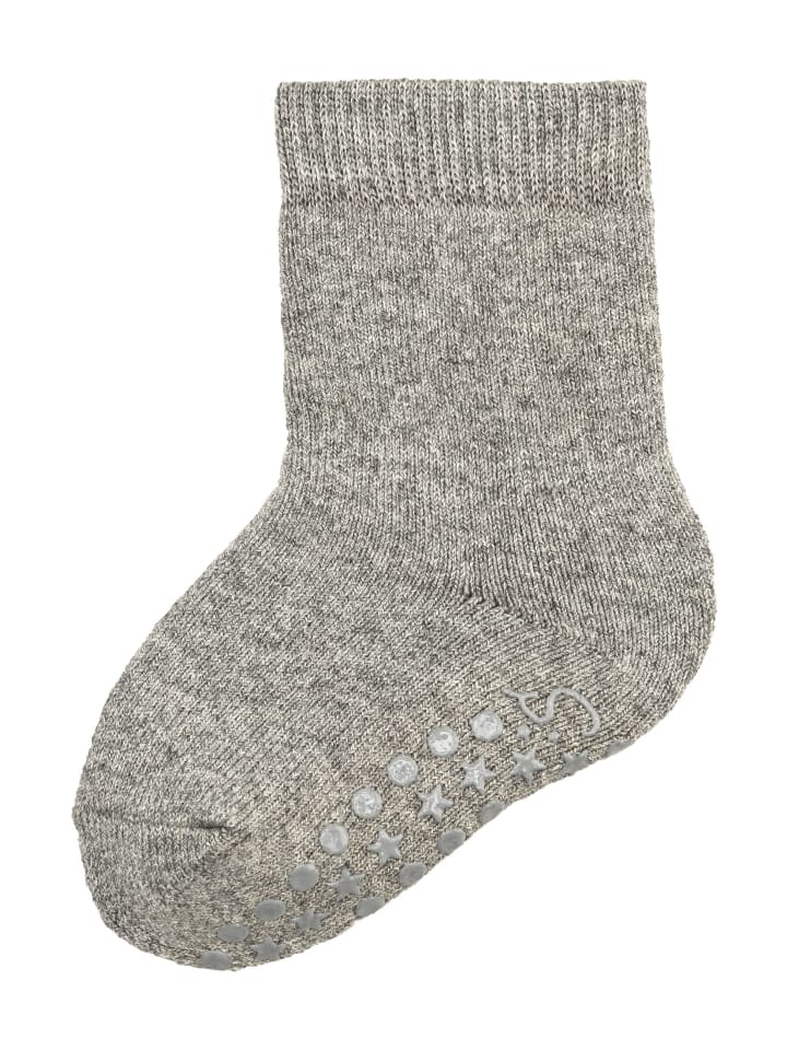 Sterntaler ABS Socken Wolle uni in grau mel. günstig kaufen