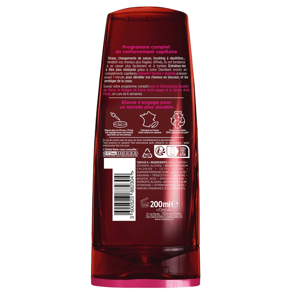 L'Oréal Paris Elseve Full Resist Routine de soins capillaires enrichi enAminexil pour les cheveux fragilisés