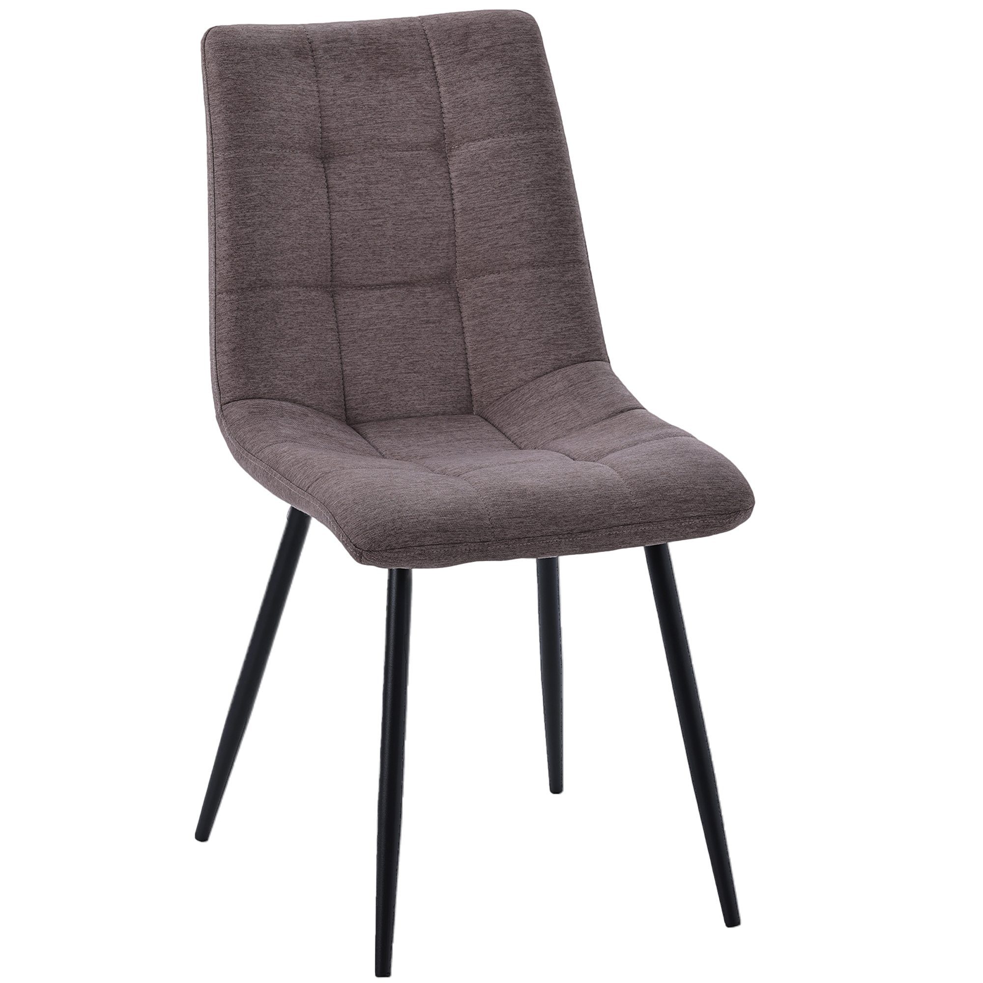 TRISENS Polsterstuhl Selina (1er Set, 2er Set, 3er Set oder 4er Set, 1 St), Essstuhl in moderner Stoffoptik in 5 trendigen Farbvarianten