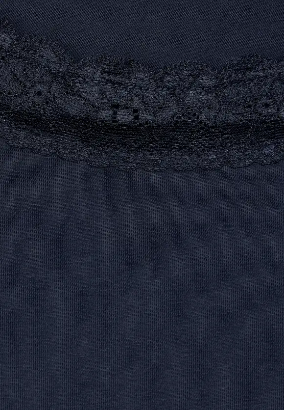 Street One Top mit Spitzendetail