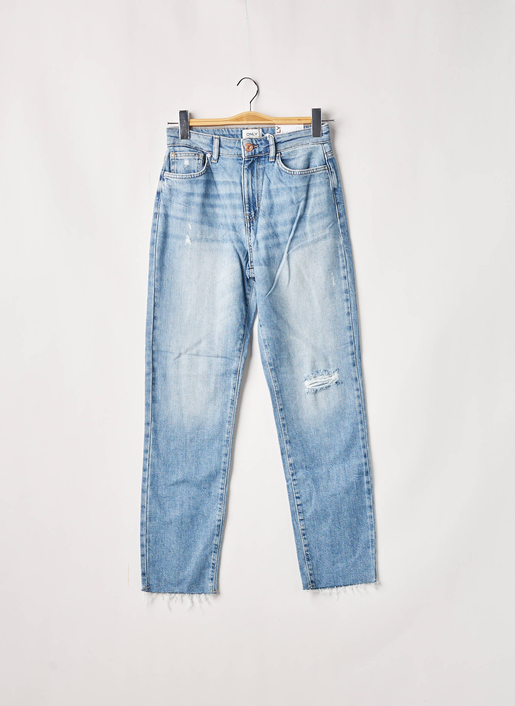 Only Jean Mom Femme couleur bleu