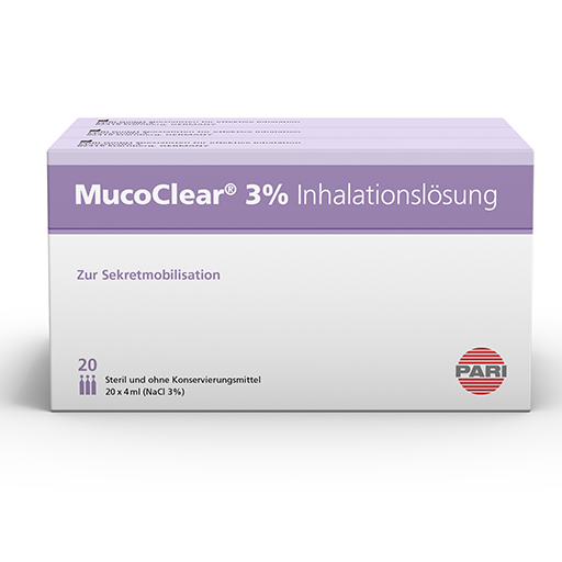 MUCOCLEAR 3% NaCl Inhalationslösung  60X4 ml  Inhalationslösung