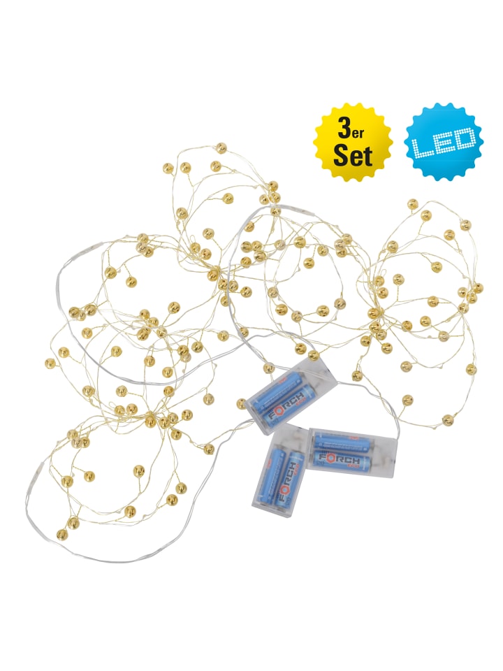 näve LED Lichterkette in gold günstig kaufen onesize