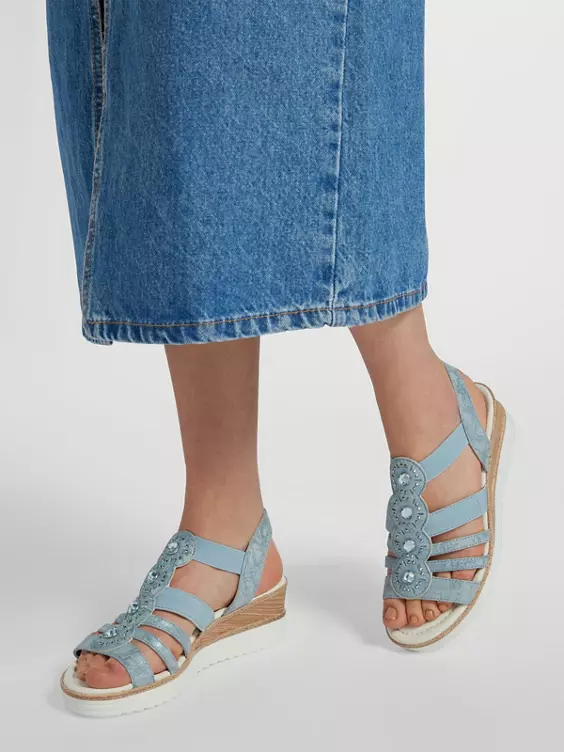 Easy Street Komfort Keilsandalette