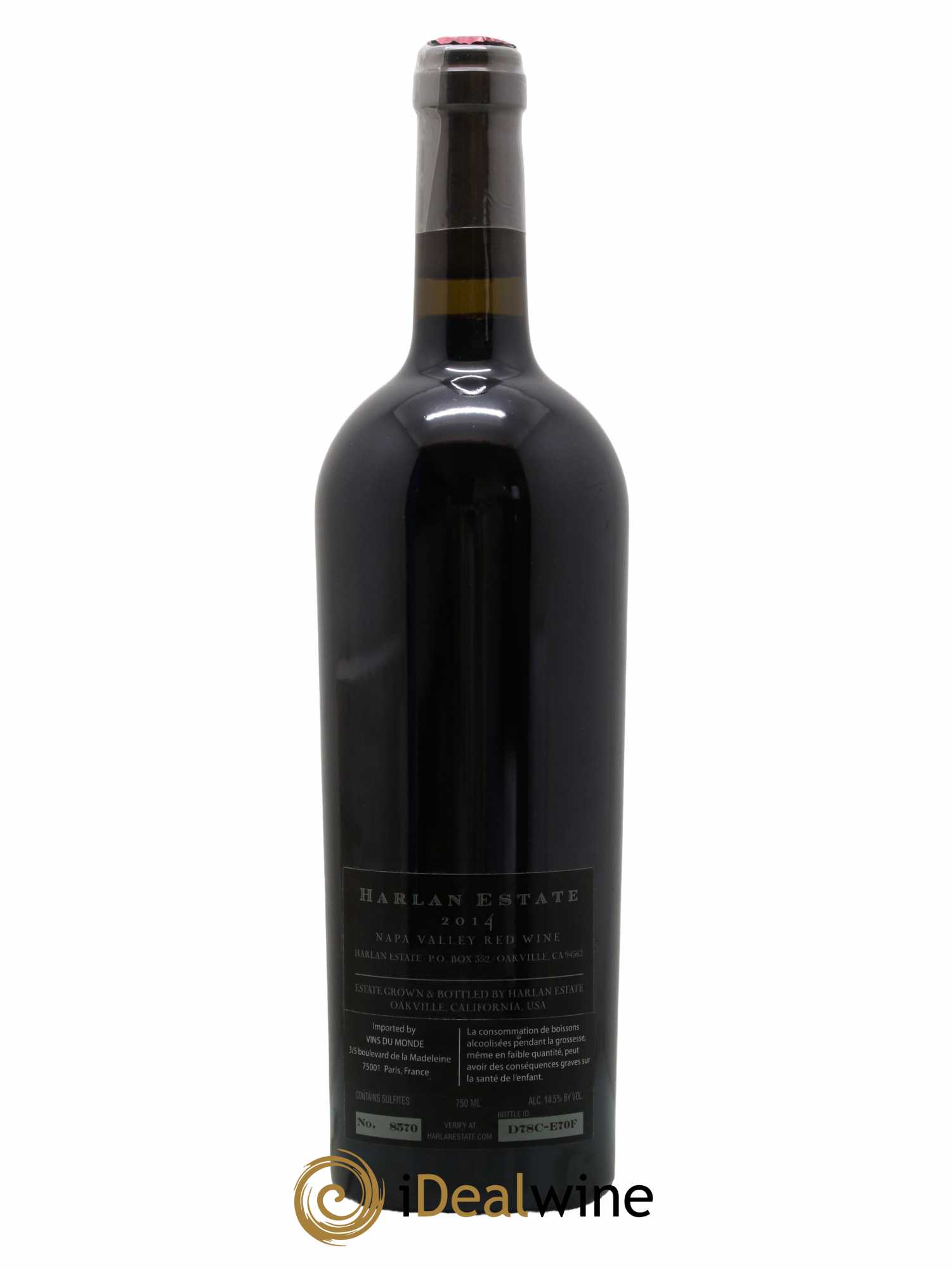 Napa Valley Harlan Estate  2014 - Lot de 1 Bouteille