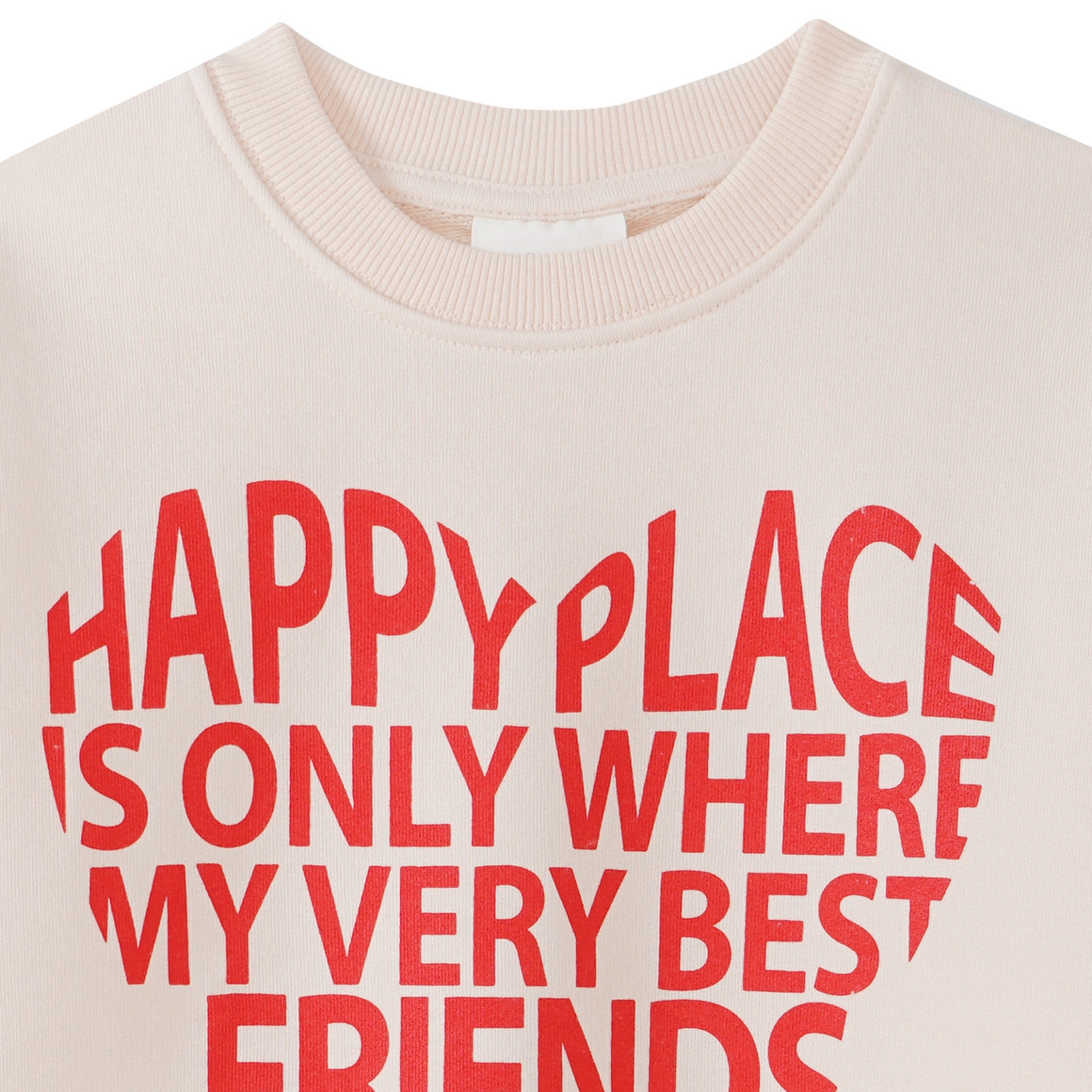 Mädchen Sweatshirt mit Text-Print