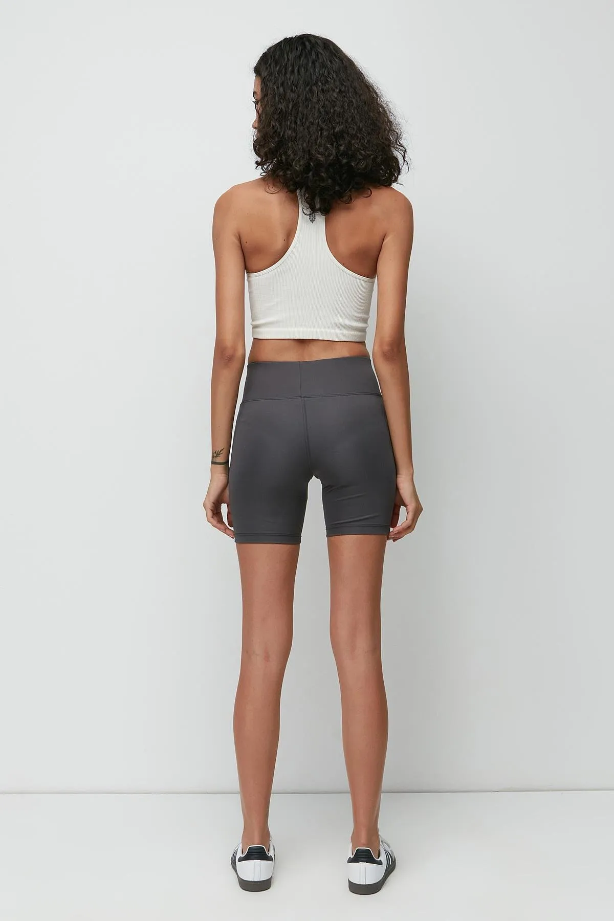 C&City  Sportshorts mit hohem elastischem Bund, Strumpfhosen 9408, geräuchert