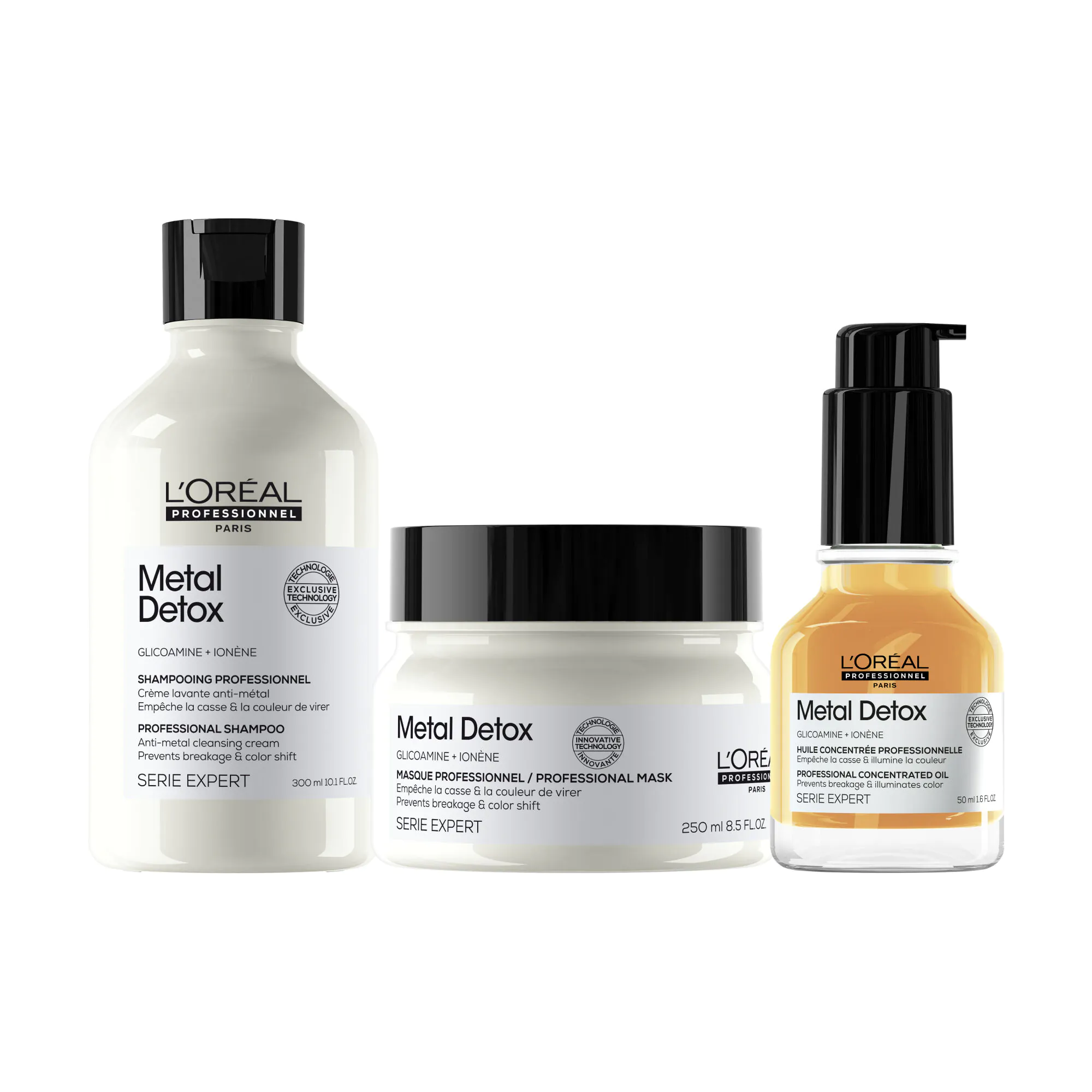 L'Oréal Professionnel Metal Detox Trio Zestaw