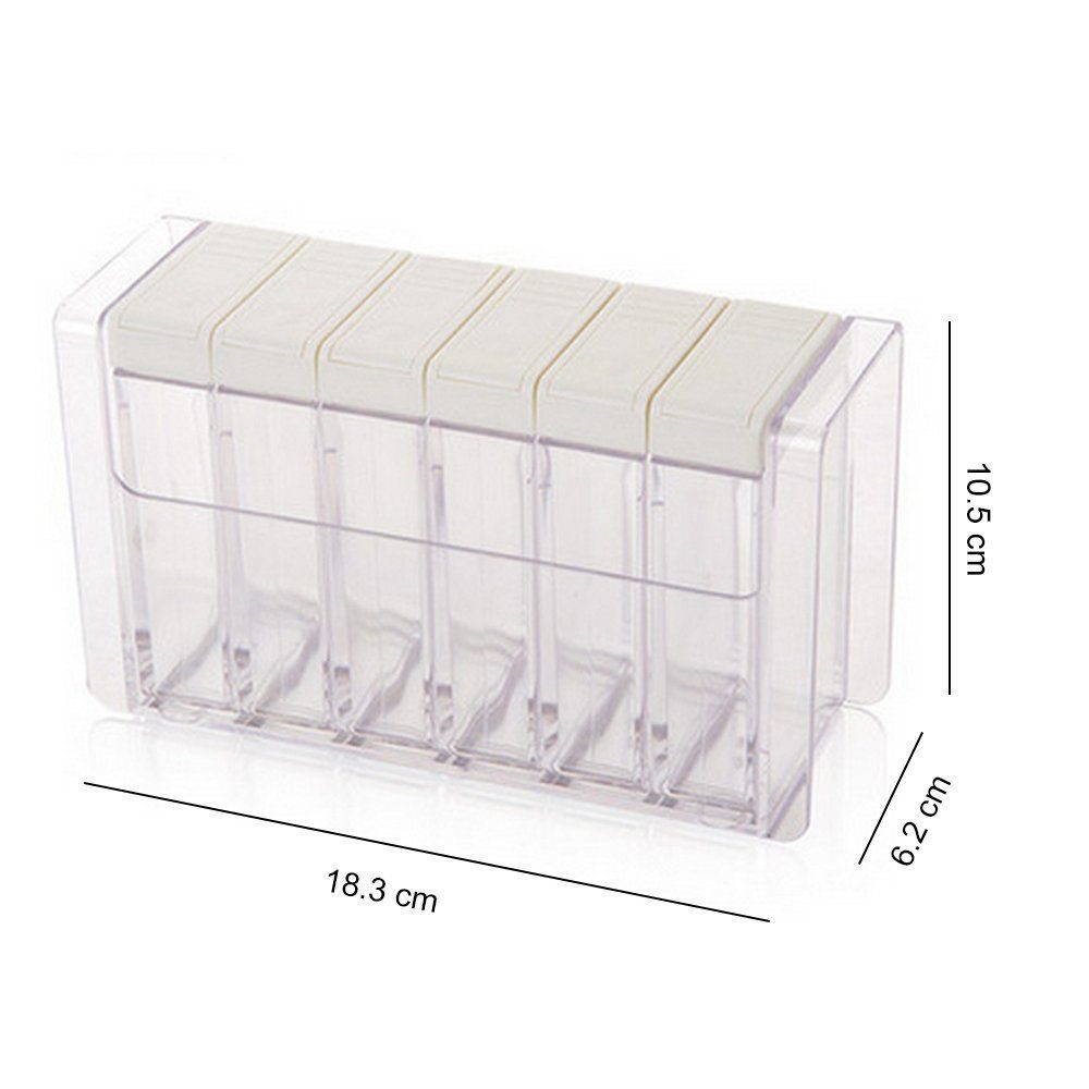 SRRINM Gewürzregal Gewürzgläser Bulk-Gläser Shaker-Gläser, 1-tlg.
