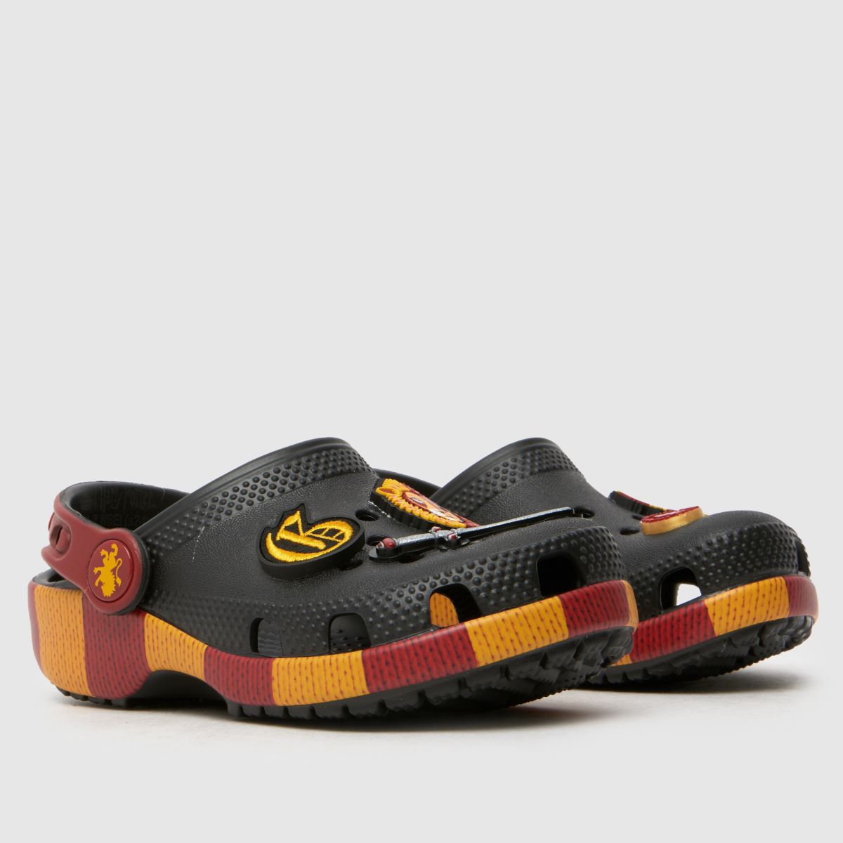 Crocs svarta och röda Gryffindor träskor för småbarn