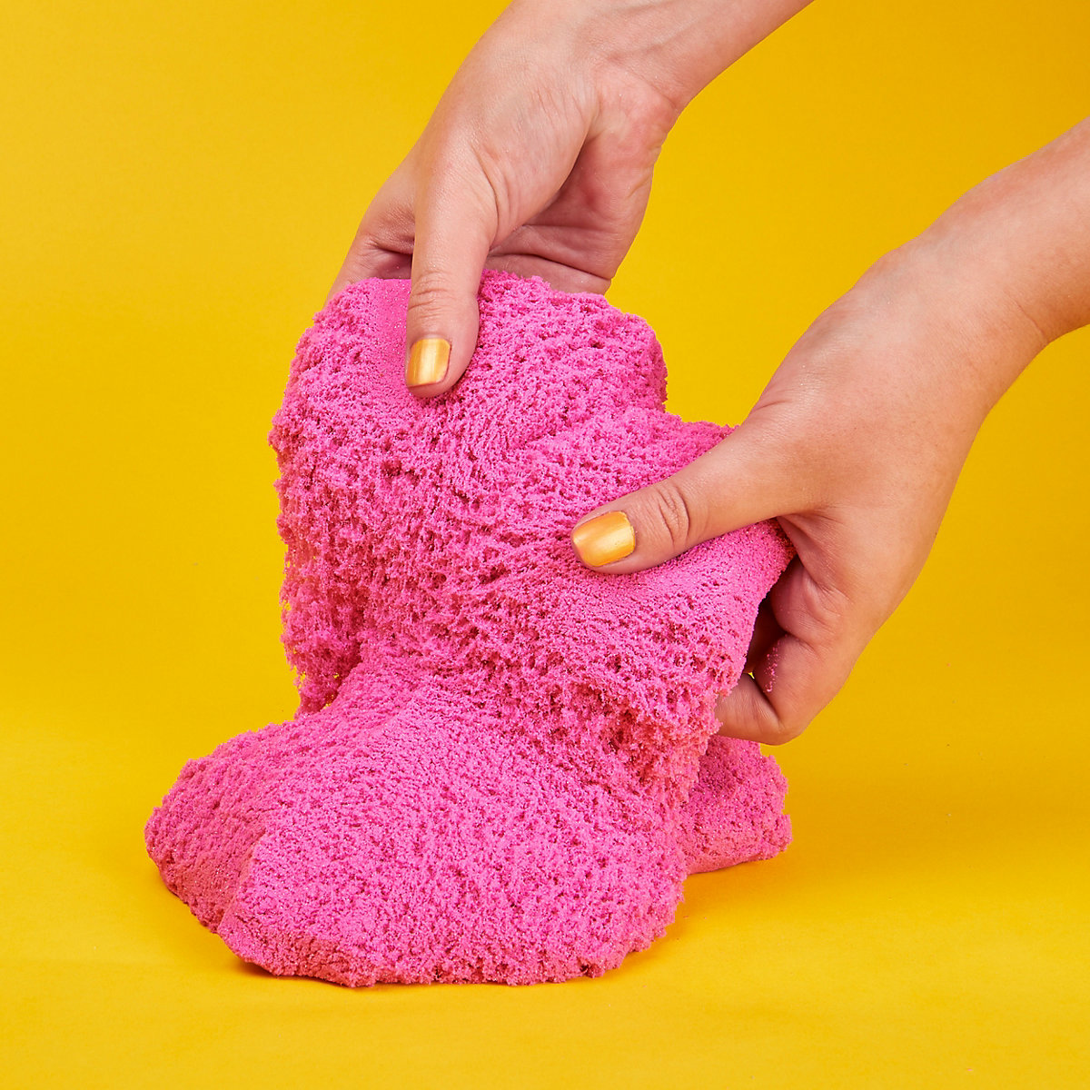 Kinetic Sand 907 g Beutel mit magischem Indoor-Spielsand Schimmersand Rosa