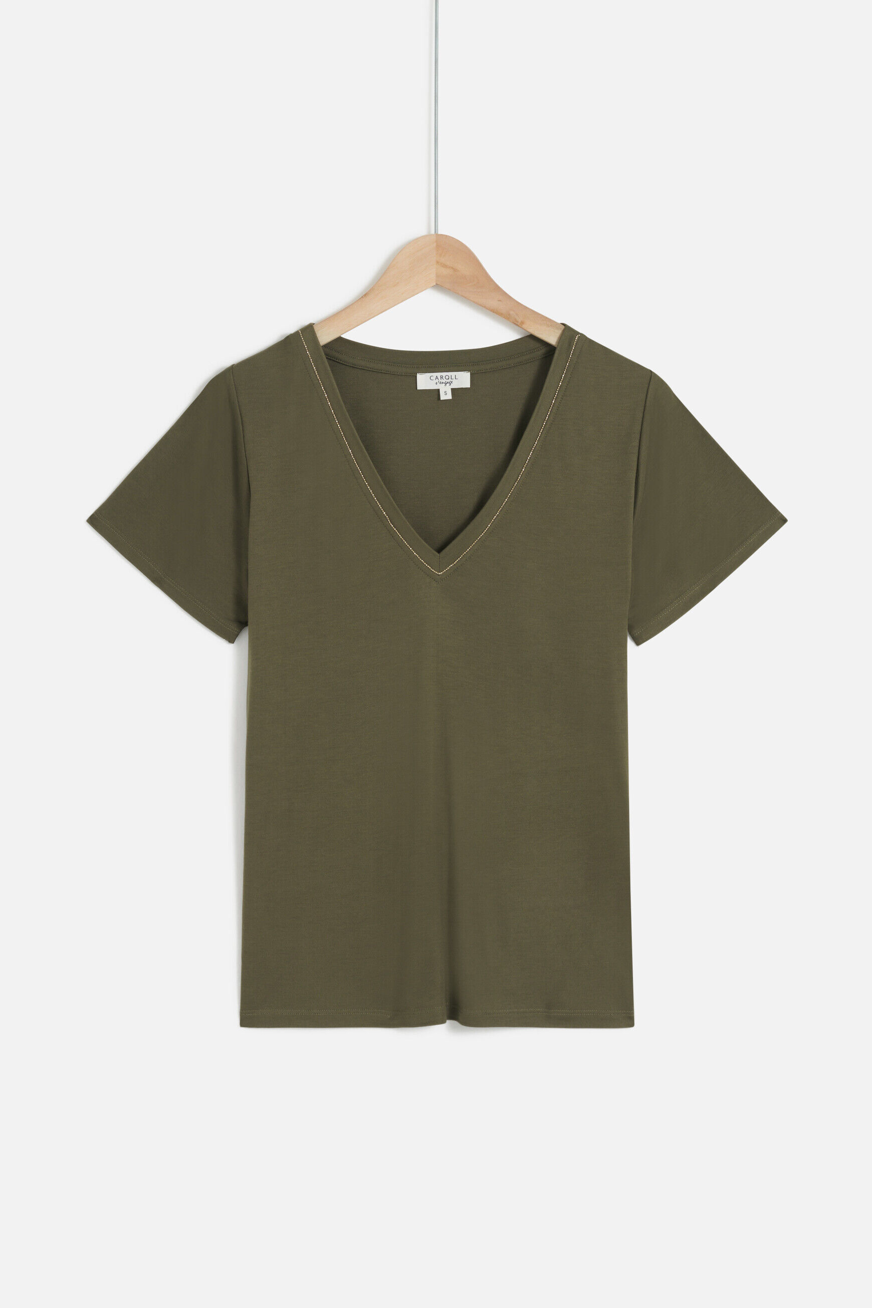 t-shirt taylor vert olive femme