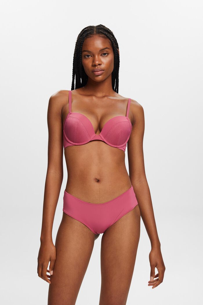 Recycelt: Push-up-BH mit Spitze