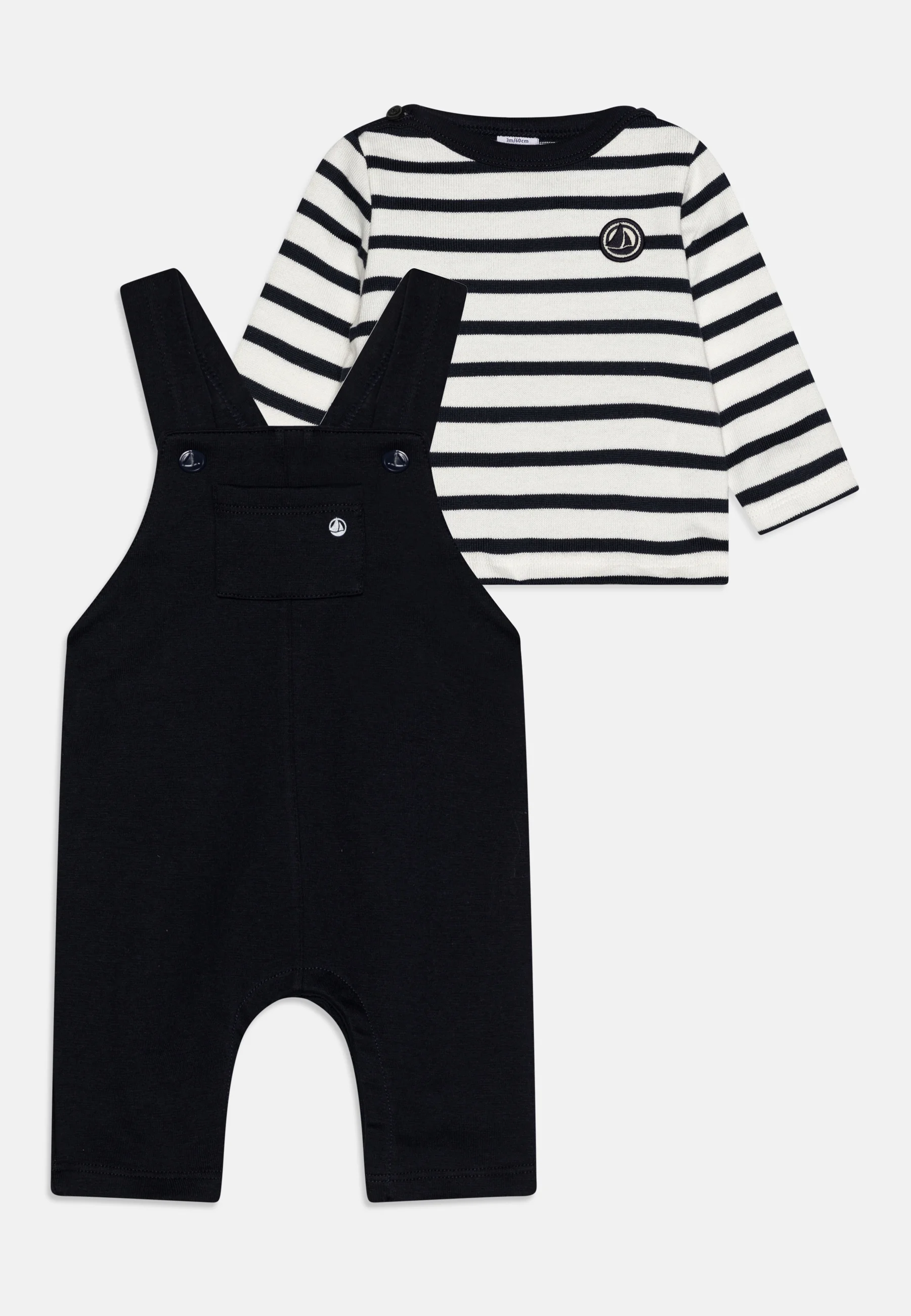 Petit Bateau SET UNISEX PERMANENTE BABY MARINIERE LINCROYABLE - Regalo de nacimiento