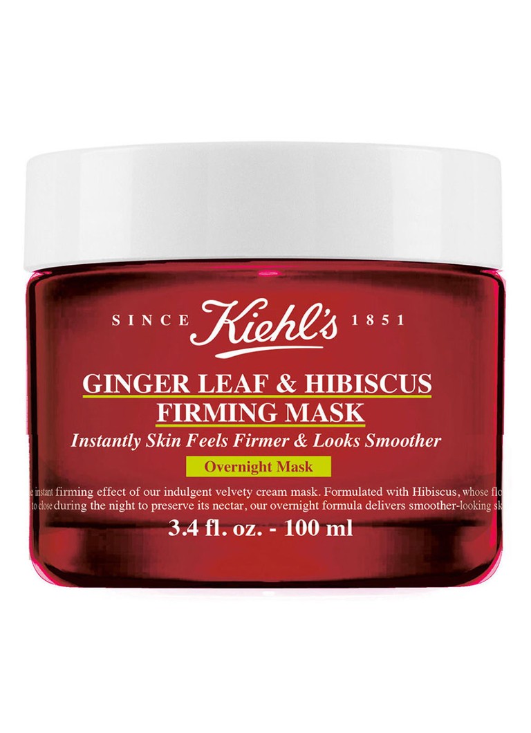 Kiehl's  Ginger Leaf & Hibiscus Firming Mask - nachtmasker