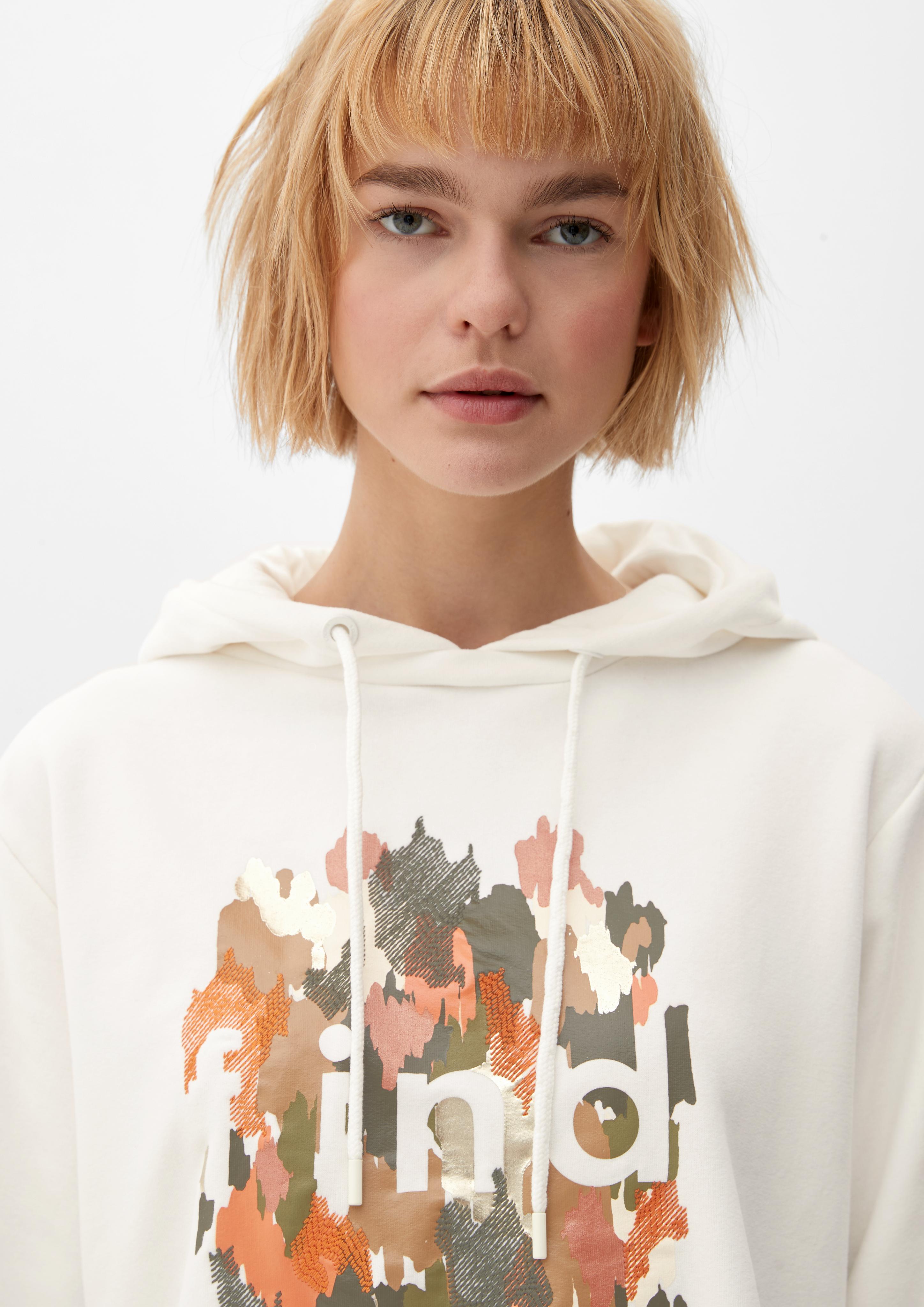 Felpa-Hoodie mit Frontprint  2121657-02D0
