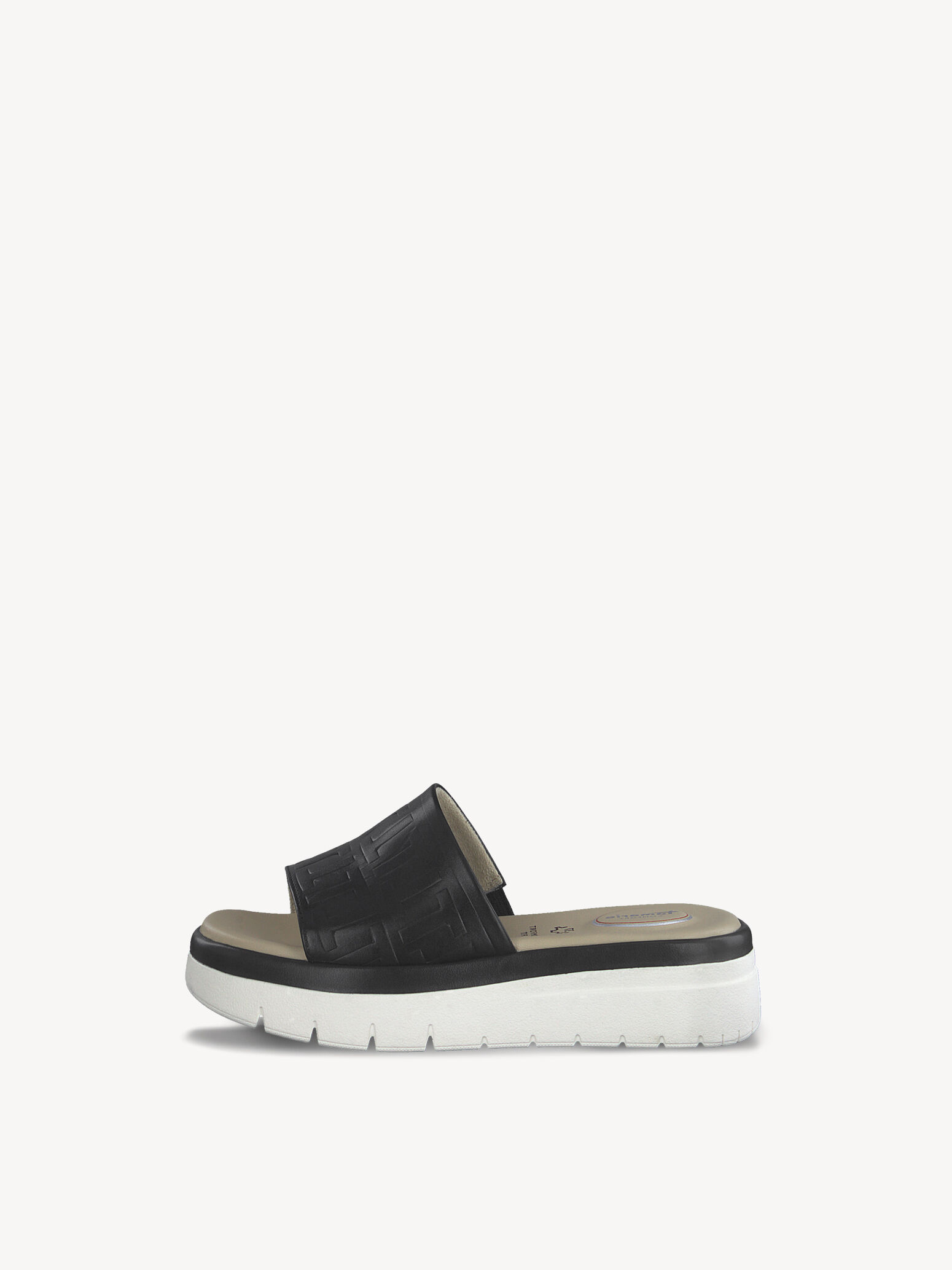 Mule en cuir - noir