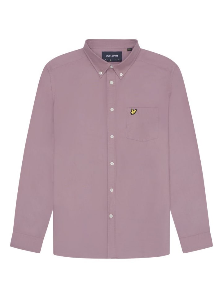Lyle & Scott Langarmhemd in Graulila günstig kaufen