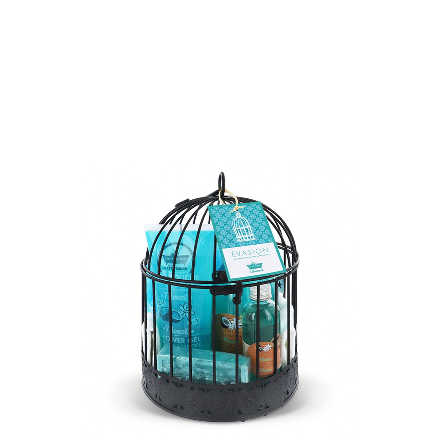 Les Petits Bains de Provence Coffret Cage Evasion Gel Douche + 5 Produits