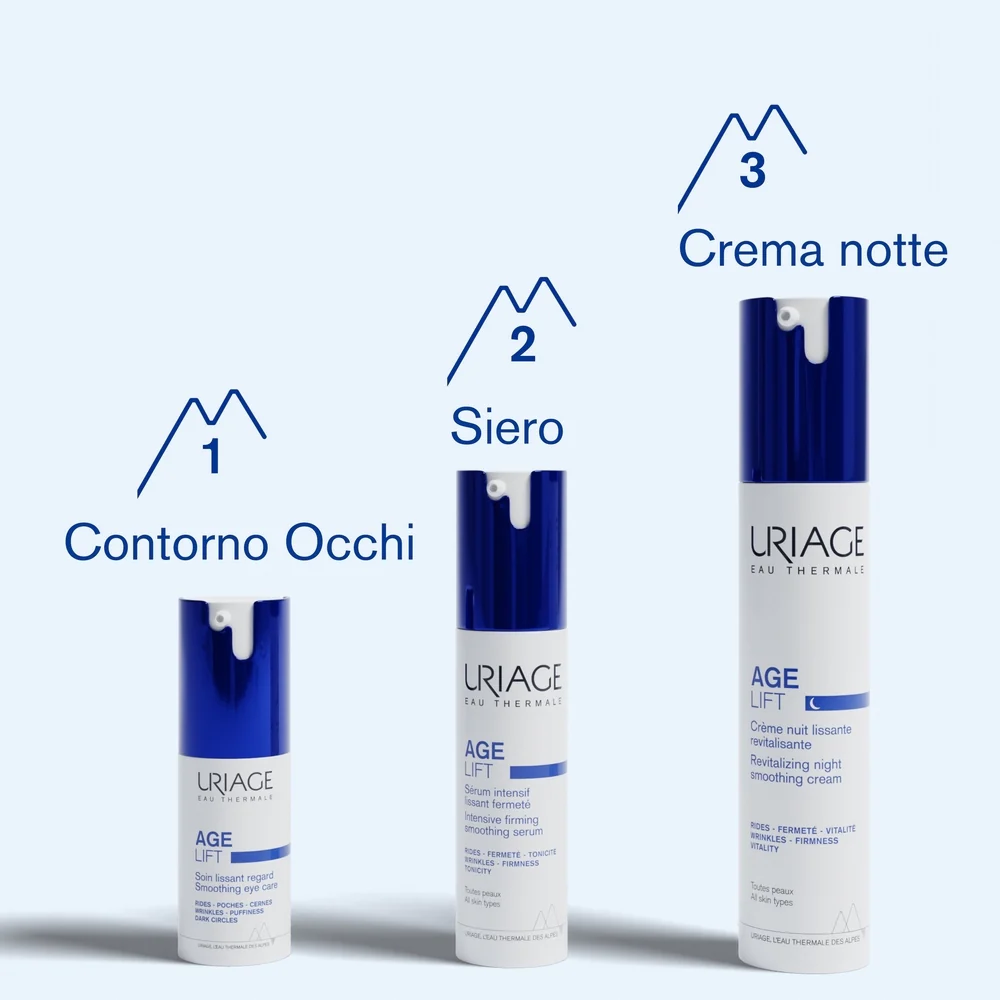 Crema de noche revitalizante y alisadora AGE LIFT - Tratamiento facial de noche para reafirmar la piel.