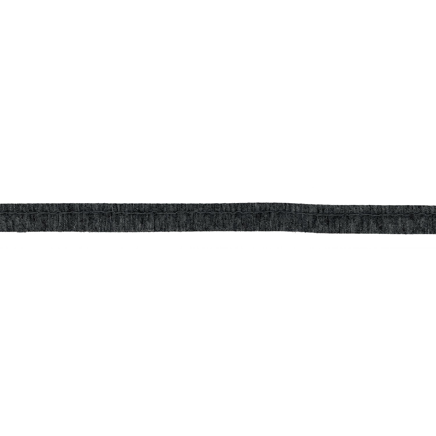 buttinette Jersey-Paspelband, dunkelgrau, 3 mm Ø, 3 m
