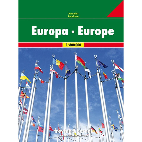 Europa Autoatlas 1:800.000 - Straßenkarte