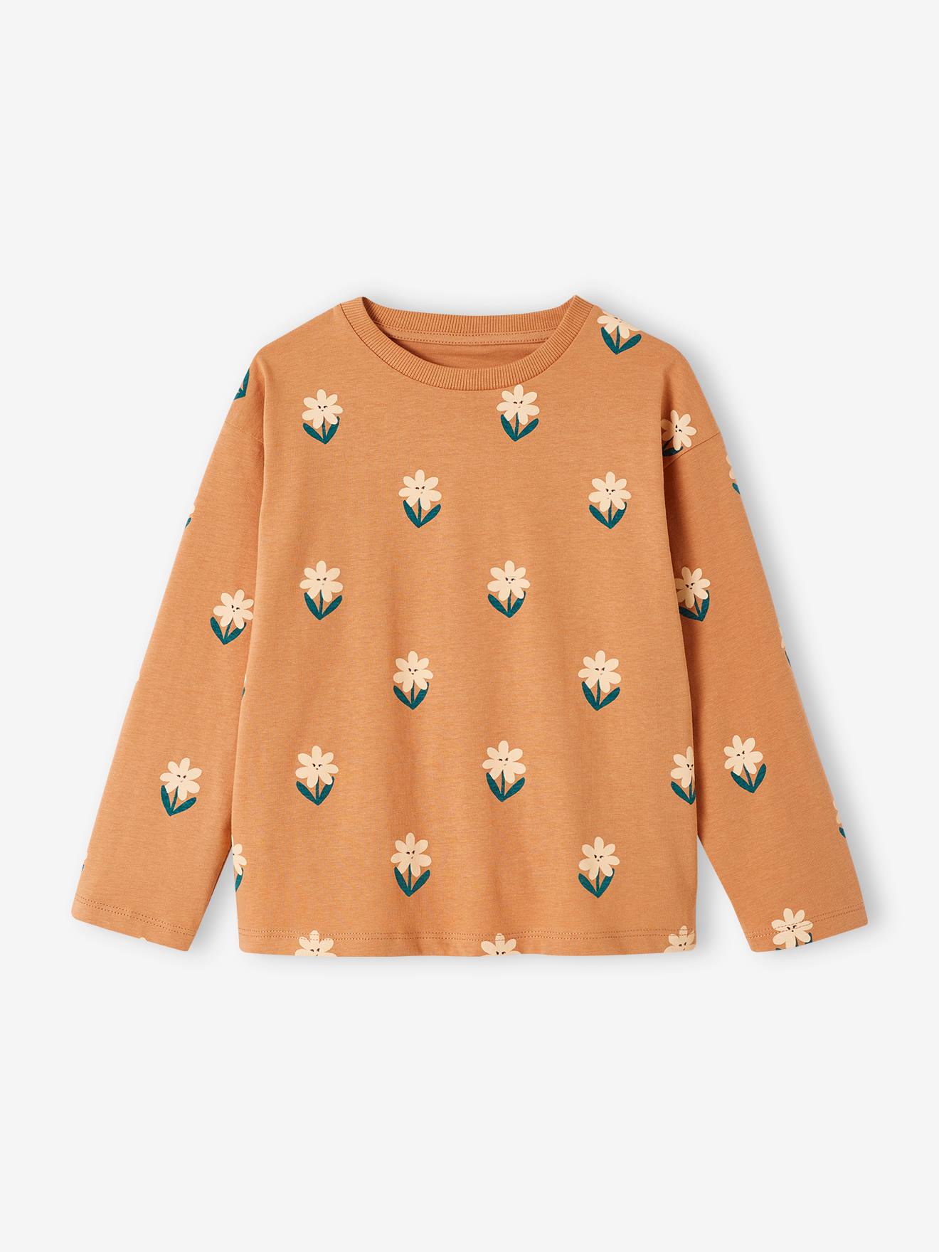 Vertbaudet Mädchen Shirt - blau gestreift