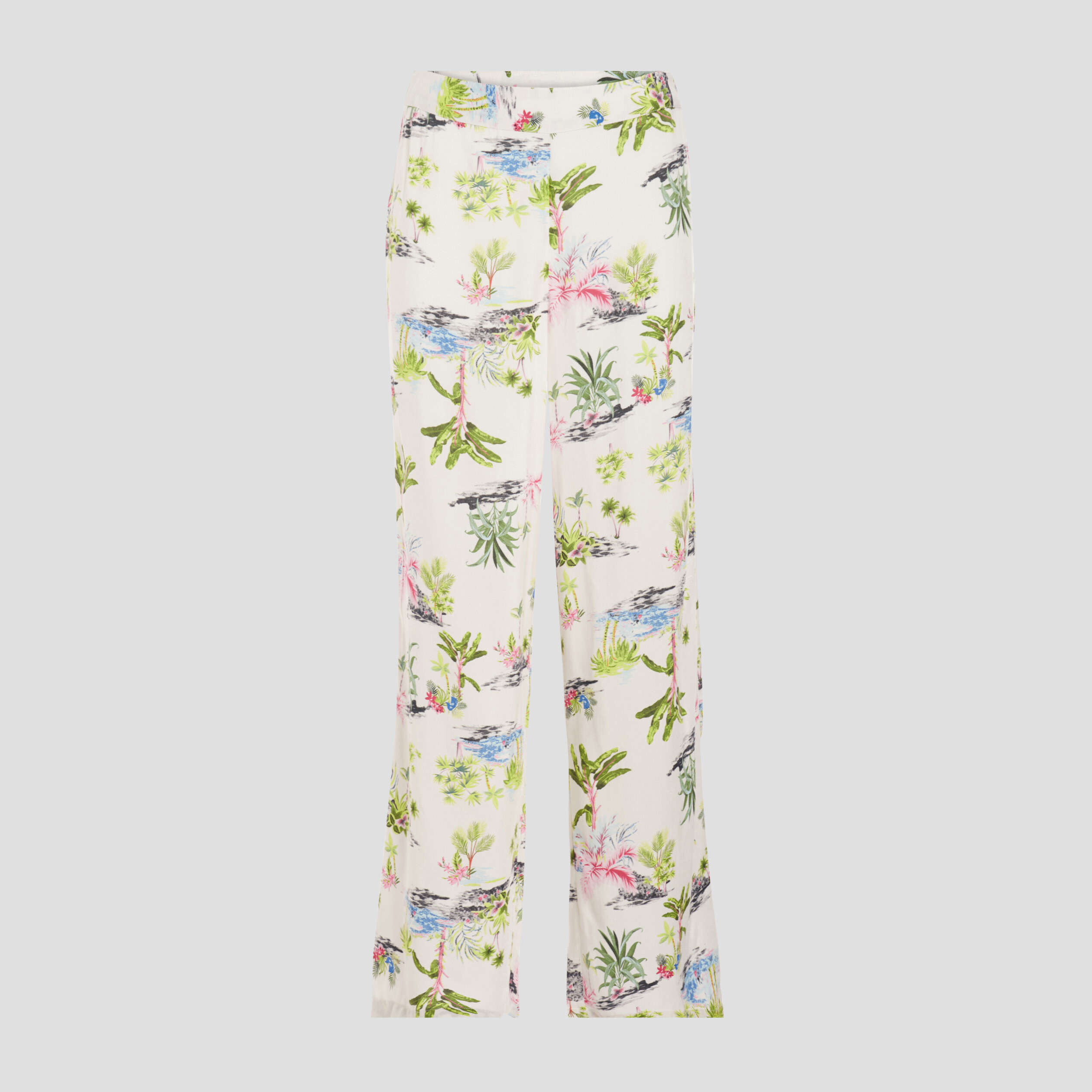 Pantalon large multicolore femme | La Halle