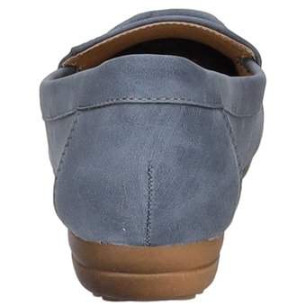 smiling for feet Mokassin in blau