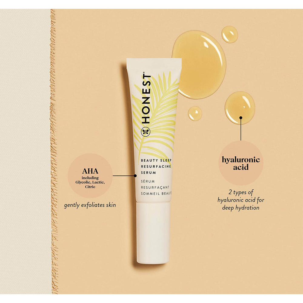 Honest Beauty Beauty Sleep Resurfacing Serum Soin anti acné