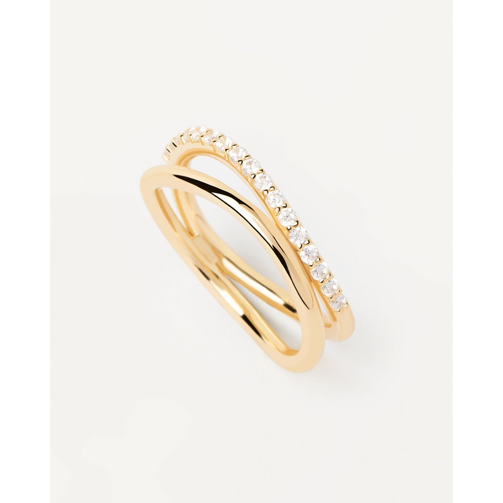P D Paola Bague pour femme 925 Argent or Bague